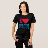 IK HOOP VAN DADDY Tri-Blend SHIRT (Voorkant volledig)