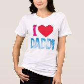 IK HOOP VAN DADDY Tri-Blend SHIRT (Voorkant)