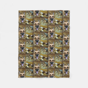 IK HOOP VAN DE DUITSE SCHEPARDS-VLUCHT FLEECE DEKEN