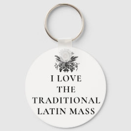 IK HOOP VAN DE TRADITIONELE LATIJNMASSA RELIGIEUS SLEUTELHANGER
