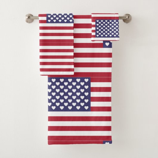IK HOOP VAN DE VERENIGDE STATEN VAN AMERIKA BAD HANDDOEK (Insitu)