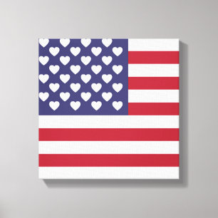 IK HOOP VAN DE VERENIGDE STATEN VAN AMERIKA CANVAS AFDRUK