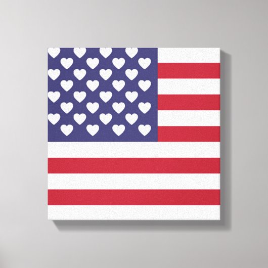 IK HOOP VAN DE VERENIGDE STATEN VAN AMERIKA CANVAS AFDRUK (Voorkant)