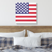 IK HOOP VAN DE VERENIGDE STATEN VAN AMERIKA CANVAS AFDRUK (Insitu (Slaapkamer))