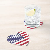 IK HOOP VAN DE VERENIGDE STATEN VAN AMERIKA KARTONNEN ONDERZETTERS (Insitu)