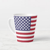 IK HOOP VAN DE VERENIGDE STATEN VAN AMERIKA LATTE MOK (Linkerhoek)