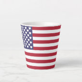 IK HOOP VAN DE VERENIGDE STATEN VAN AMERIKA LATTE MOK (Voorkant)