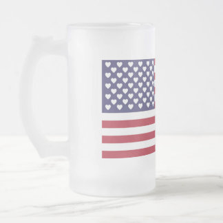 IK HOOP VAN DE VERENIGDE STATEN VAN AMERIKA MATGLAS BIERPUL