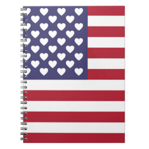IK HOOP VAN DE VERENIGDE STATEN VAN AMERIKA NOTITIEBOEK