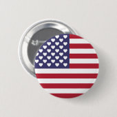 IK HOOP VAN DE VERENIGDE STATEN VAN AMERIKA RONDE BUTTON 5,7 CM (Voorkant /achterkant)