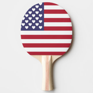 IK HOOP VAN DE VERENIGDE STATEN VAN AMERIKA TAFELTENNISBATJE