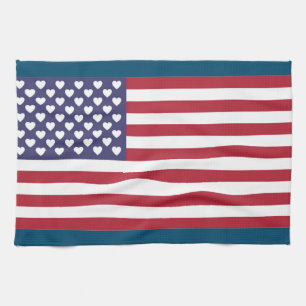 IK HOOP VAN DE VERENIGDE STATEN VAN AMERIKA THEEDOEK