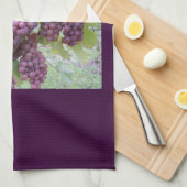 IK HOOP VAN DEEP PAARS-keukenhanddoek Theedoek (Quarter Fold)