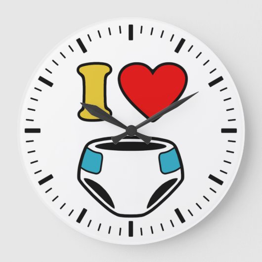 IK HOOP VAN DIAPERS GROTE KLOK (Voorkant)