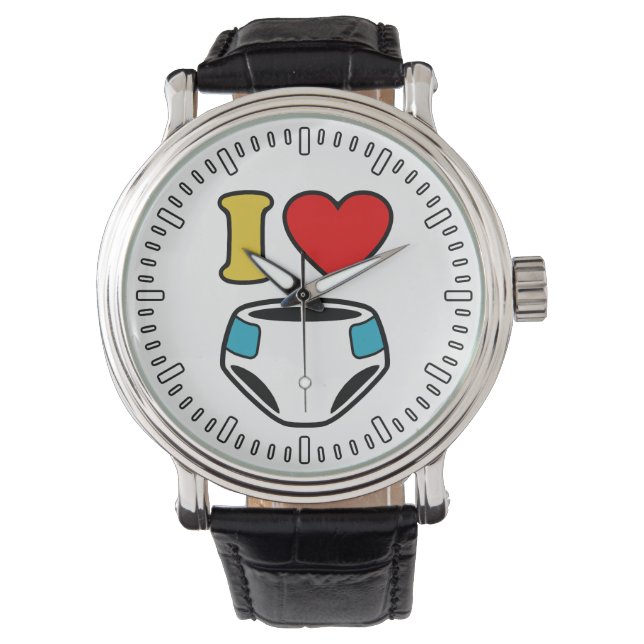 IK HOOP VAN DIAPERS HORLOGE (Voorkant)