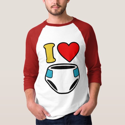 IK HOOP VAN DIAPERS T-shirt (Voorkant)