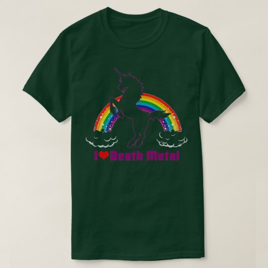 IK HOOP VAN DODELIJK METAAL T-SHIRT (Design voorkant)