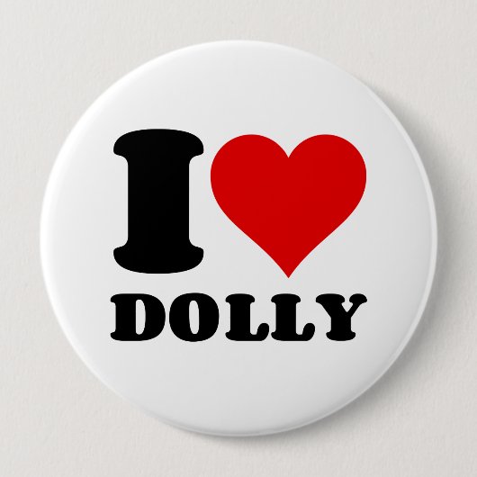 IK HOOP VAN DOLLY RONDE BUTTON 4,0 CM (Voorkant)
