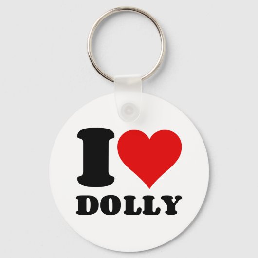 IK HOOP VAN DOLLY SLEUTELHANGER (Voorkant)