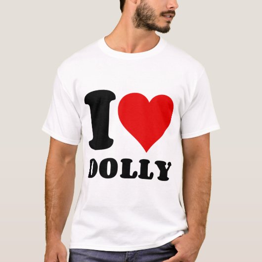 IK HOOP VAN DOLLY T-SHIRT (Voorkant)