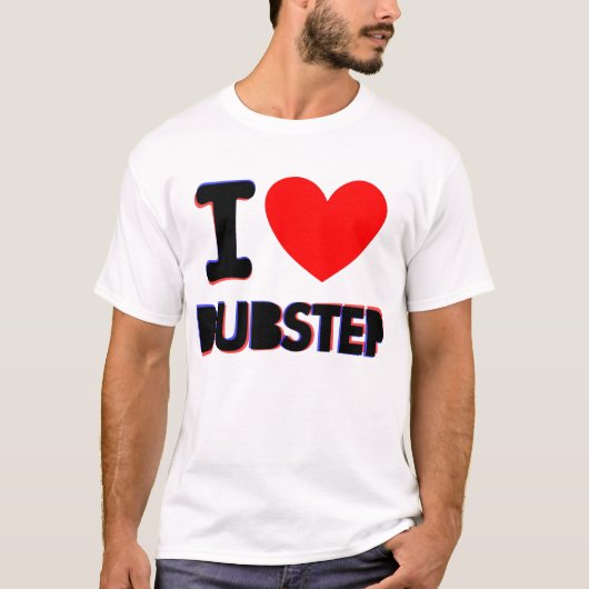 IK HOOP VAN DUBSTEP T-SHIRT (Voorkant)