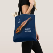 IK HOOP VAN DULCIMER SPELEN TOTE BAG (Dichtbij)