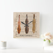 IK HOOP VAN DULCIMERS VIERKANTE KLOK (Huis)