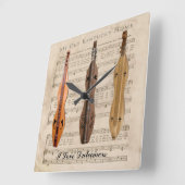 IK HOOP VAN DULCIMERS VIERKANTE KLOK (Hoek)