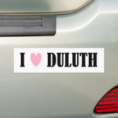 IK HOOP VAN DULUTH BUMPERSTICKER (Op auto)