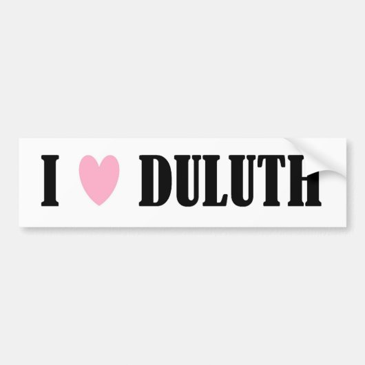 IK HOOP VAN DULUTH BUMPERSTICKER (Voorkant)