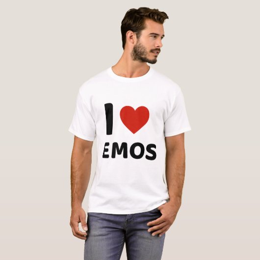 IK HOOP VAN EMOS-SHIRT T-SHIRT (Voorkant volledig)