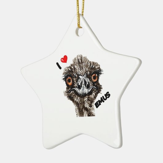 IK HOOP VAN EMUS KERAMISCH ORNAMENT (Links)