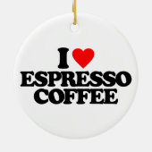 IK HOOP VAN ESPRESSO COFFEE KERAMISCH ORNAMENT (Achterkant)