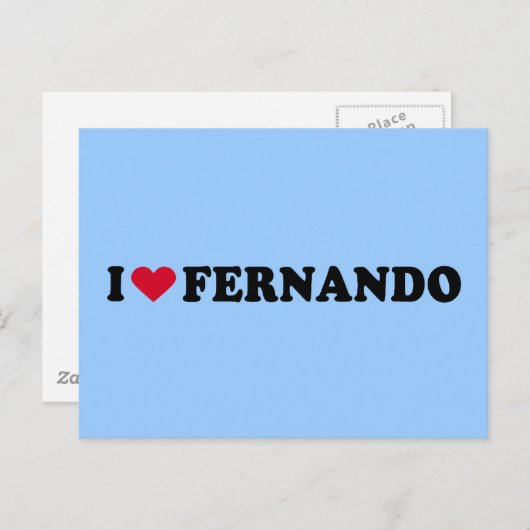 IK HOOP VAN FERNANDO BRIEFKAART (Voorkant / Achterkant)