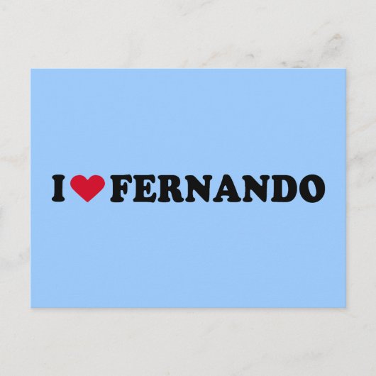 IK HOOP VAN FERNANDO BRIEFKAART (Voorkant)