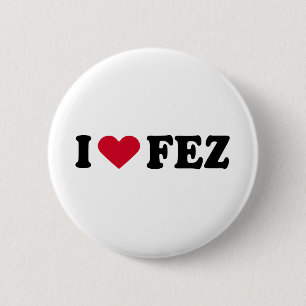 IK HOOP VAN FEZ RONDE BUTTON 5,7 CM