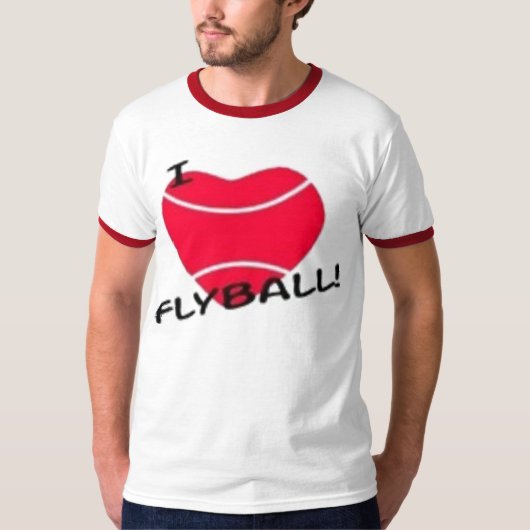 IK HOOP VAN FLYBALL T-SHIRT (Voorkant)