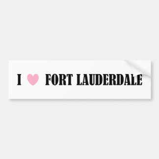 IK HOOP VAN FORT LAUDERDALE BUMPERSTICKER