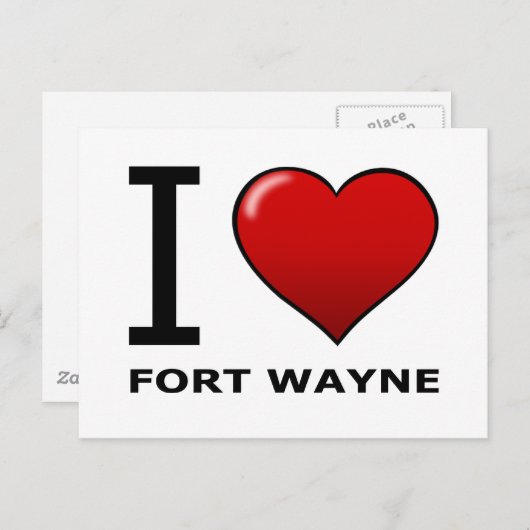 IK HOOP VAN FORT WAYNE IN - INDIANA BRIEFKAART (Voorkant / Achterkant)