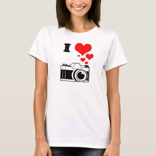 IK HOOP VAN FOTOGRAFIE T-SHIRT (Voorkant)