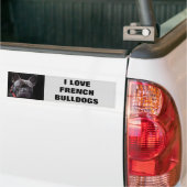 IK HOOP VAN FRANSE BULLDOGS BUMPERSTICKER (Op Truck)