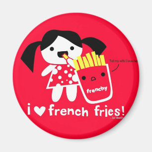 IK HOOP VAN FRANSE VRIJ MAGNET