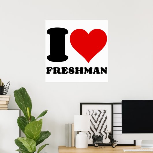 IK HOOP VAN FRESHMAN POSTER (Thuiskantoor)