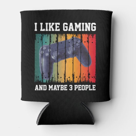 IK HOOP VAN GAMEN EN MISSCHIEN 3 MENSEN BLIKJESKOELER (Voorkant)