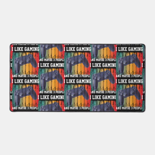 IK HOOP VAN GAMEN EN MISSCHIEN 3 MENSEN BUREAUMAT (Voorkant)