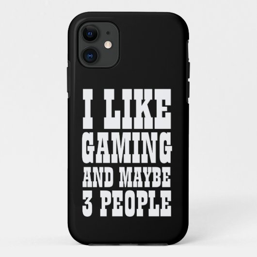 IK HOOP VAN GAMEN EN MISSCHIEN 3 MENSEN Case-Mate iPhone CASE (Achterkant)