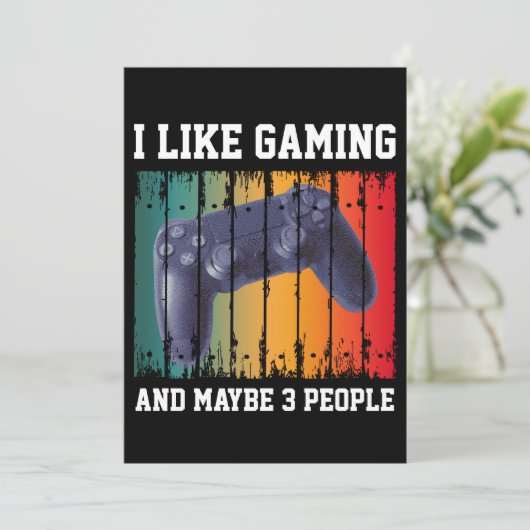 IK HOOP VAN GAMEN EN MISSCHIEN 3 MENSEN KAART (Staand voorkant)