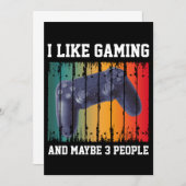 IK HOOP VAN GAMEN EN MISSCHIEN 3 MENSEN KAART (Voorkant / Achterkant)