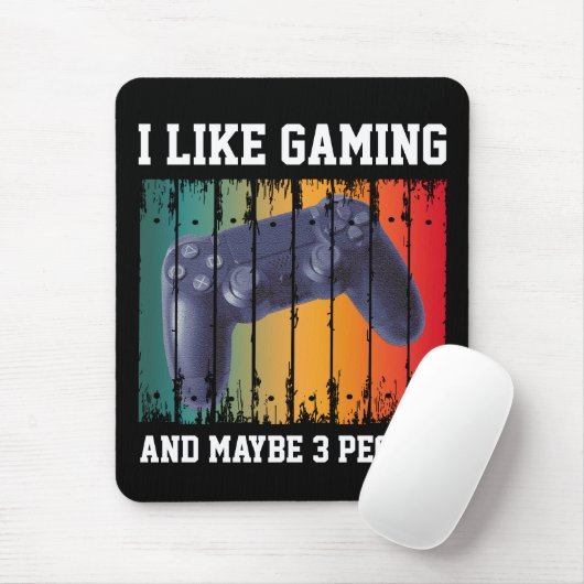 IK HOOP VAN GAMEN EN MISSCHIEN 3 MENSEN MUISMAT (Met muis)