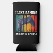 IK HOOP VAN GAMEN EN MISSCHIEN 3 MENSEN SELTZER BLIKJESKOELER (Achterkant)